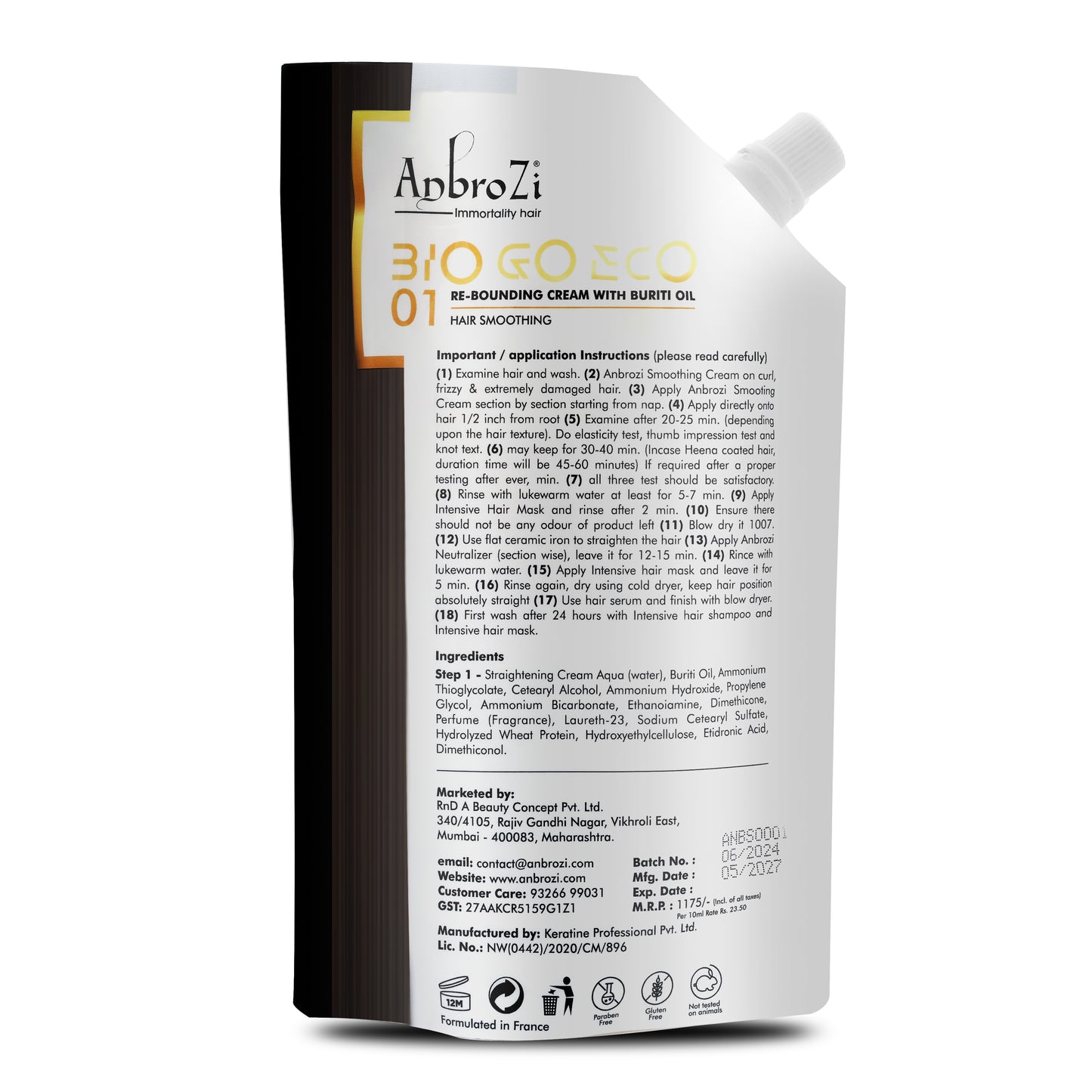 BIO GO ECO HAIR SMOOTHNING