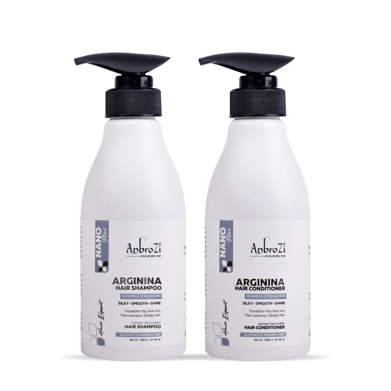 Nanoplex Arginina Hair Shampoo and Conditioner (300ml) Combo