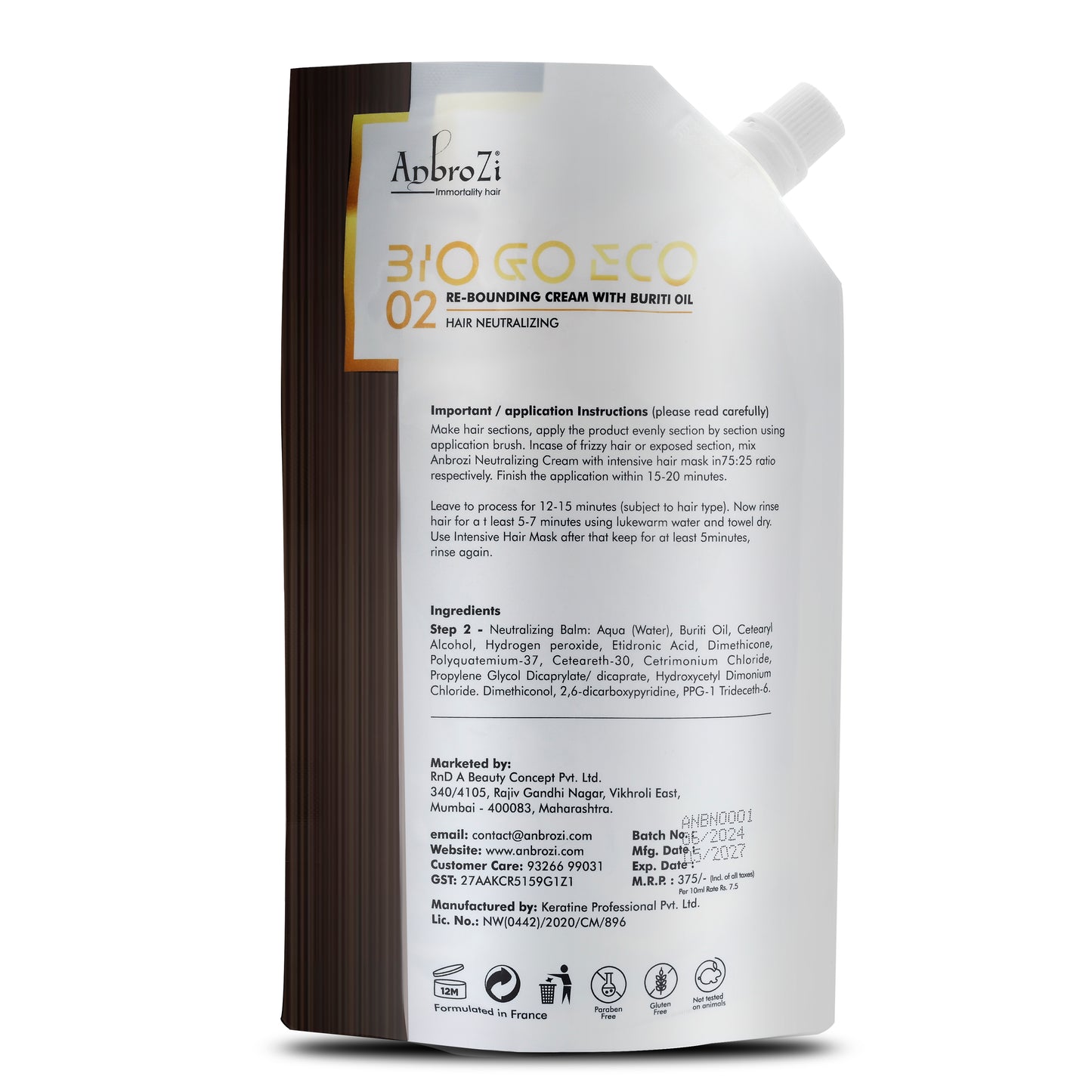 BIO GO ECO HAIR NEUTRALIZING