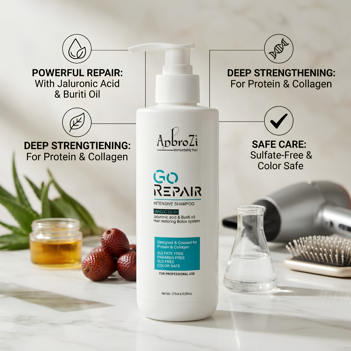 GO REPAIR POST - SHAMPOO 275 ML