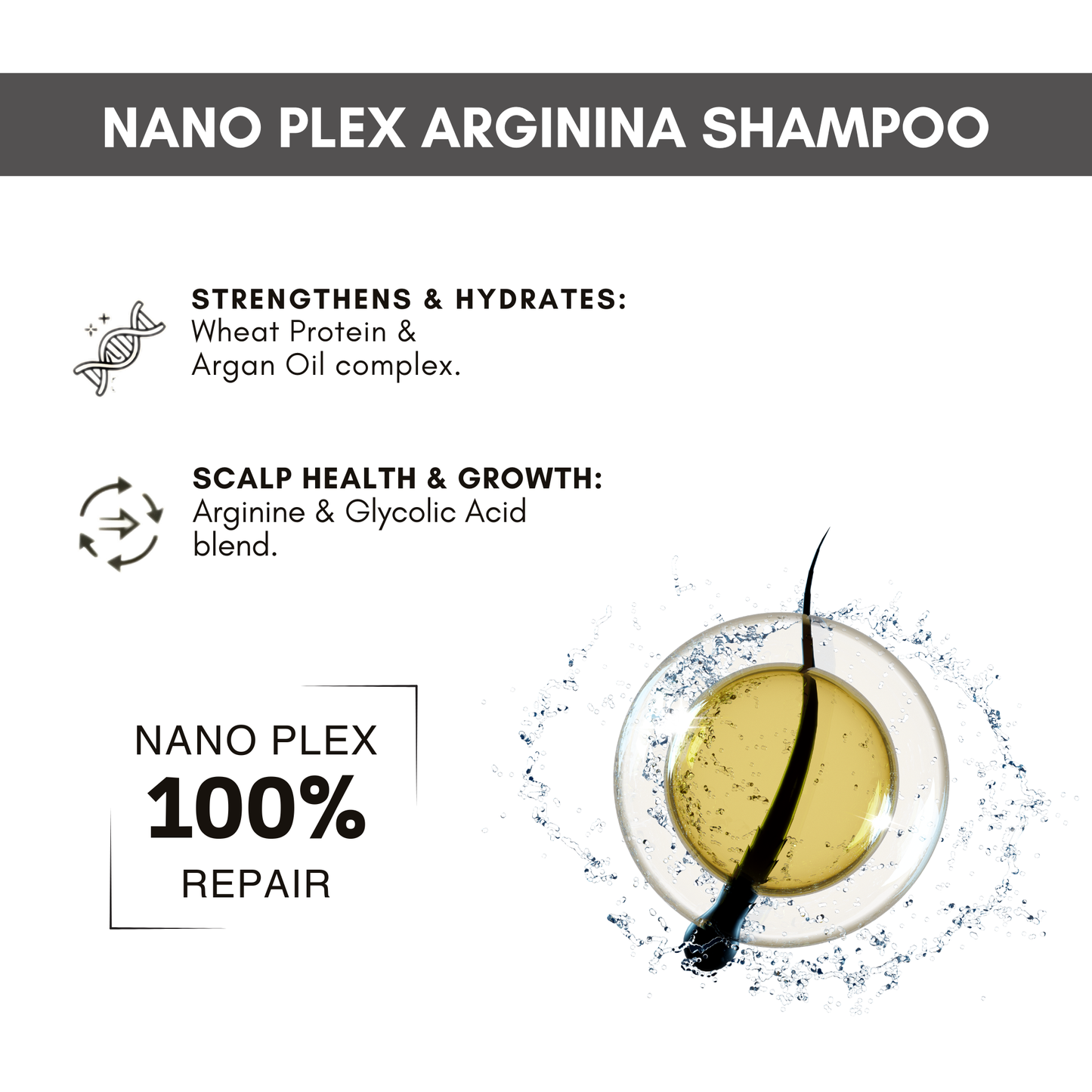 Nanoplex Arginina Hair Shampoo 300 ML